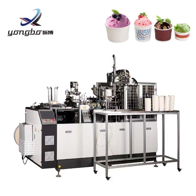 60-70 шт/мин Высокая скорость одноразовые бумажные блюда для еды Machine Making 20-50 унций Бумажная супа Bowl Формирующая машина с заменяемой плесенью